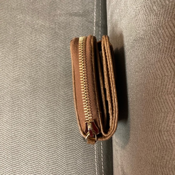 AUTHENTIC Gucci Monogram Zip Around French Flap Bi-Fold Wallet BEIGE - Picture 7 of 12